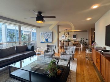 Departamento Renta en Polanco 3R/2.5B/2E - Amueblado - Balcón - 270m2