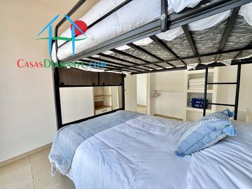 Departamento en Acapulco Dorado con terraza y vista a las áreas comunes