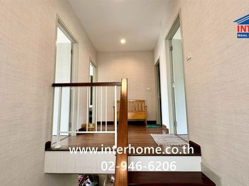 Two-story detached house, 57.6 sq.wah, Chuan Chuen Grand Ratchaphruek Rama 5 Village, near Makro Rama 5, Nakhon In Road, Tiwanon Road, Nonthaburi City