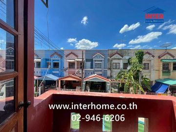 Two-story townhome, 16 sq.wa., Fa Rangsit Village, Khlong 4, near HomePro Market Village Rangsit, Soi Fa Soi 10, Kanchanaphisek Road, Thanyaburi, Path