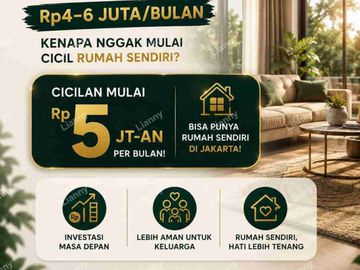 Cukup 10 JT sudah bisa rumah baru di jakarta timur dekat Aeon mall cakung
