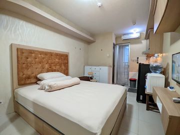 Sewa studio Fullfurnish Apartemen Bassura ready tower Cattleya lantai rendah