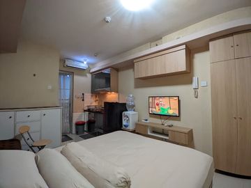 Sewa studio Fullfurnish Apartemen Bassura ready tower Cattleya lantai rendah