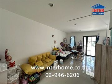 Two-story townhome, 20.1 sq.wah, M-Life Village, Lam Luk Ka-Khlong 4, near Isuzu Siam City Lam Luk Ka Co., Ltd., AC Market, Soi Lam Luk Ka 53, Lam Luk
