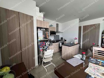 Departamento de 2 habitaciones en el piso 15 en venta, residencial Nidum, edificio con amenidades como alberca, gimnasio, roof top, a 5 minutos de Tec de Monterrey, Ibero y Angelópolis.