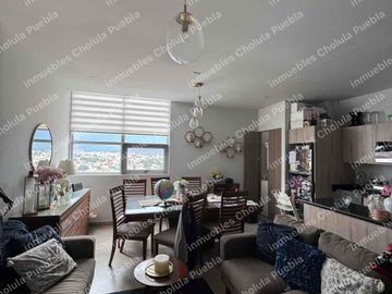 Departamento de 2 habitaciones en el piso 15 en venta, residencial Nidum, edificio con amenidades como alberca, gimnasio, roof top, a 5 minutos de Tec de Monterrey, Ibero y Angelópolis.