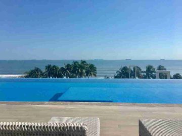 DEPARTAMENTO CON VISTA AL MAR EN TORRES LEVANT, BOCA DEL RÍO, VERACRUZ.