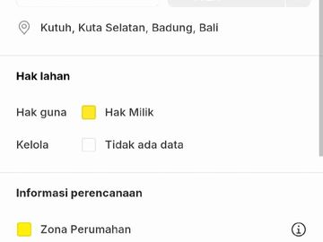 DIJUAL TANAH UNBLOCK VIEW SPEKTAKULER, JIMBARAN,KUTA SELATAN