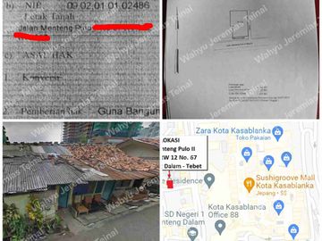 Rumah dengan lokasi strategis di Menteng Dalam dekat kota Casablanca