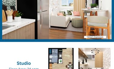 Studio Condo for Sale in Quezon City — SunTrust Amadea Tower, Pre-Selling Below Market Price