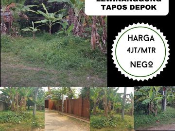 DIJUAL TANAH DI JL AL AMSIR TAPOS DEPOK