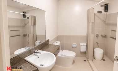 Furnished 2-bedroom with balcony at Cameron in Quezon City