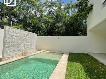 Casa nueva en venta de 4 recamaras con alberca en privada con amenidades