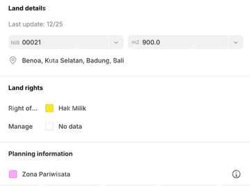 TANAH NUSA DUA OCEAN BLUE MURAH GAK BIKIN SUSAH LINGKUNGAN VILLA MEWAH
