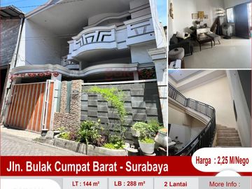 Rumah 2 Lantai Di Bulak Cumpat Barat Surabaya