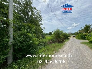 300 square wah (approximately 1,200 sq m) vacant land for sale near Wat Koh Ta Phut, on Rural Highway No. 4042, Photharam, Ratchaburi.