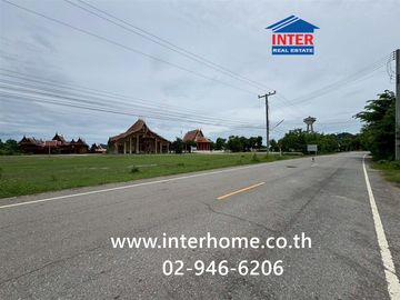 300 square wah (approximately 1,200 sq m) vacant land for sale near Wat Koh Ta Phut, on Rural Highway No. 4042, Photharam, Ratchaburi.