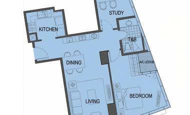 Prime 1BR Condo with 1 Parking slot for Sale at Beaufort BGC