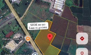 Dijual Tanah Komersial Jl. Raya Tuban Semarang, Desa Purwerojo Kec. Jenu Kota Tuban luas 42.190m2