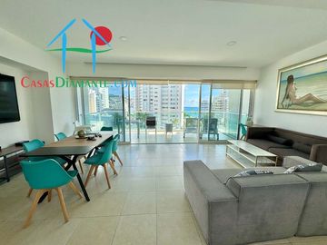 2 recámaras y terraza con vista a las áreas comunes