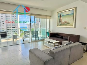 2 recámaras y terraza con vista a las áreas comunes