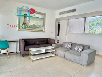 2 recámaras y terraza con vista a las áreas comunes