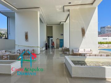 2 recámaras y terraza con vista a las áreas comunes