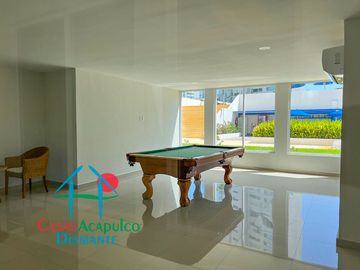 2 recámaras y terraza con vista a las áreas comunes