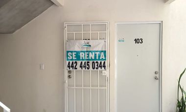 Renta de Departamento Amueblado en Planta Baja Fracc Villas del Refugio Querétaro $9,000 Mensuales
