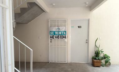Renta de Departamento Amueblado en Planta Baja Fracc Villas del Refugio Querétaro $9,000 Mensuales
