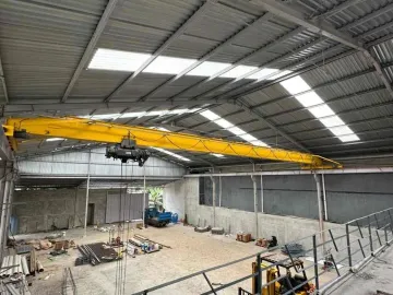 Gudang Siap Pakai Tol Legok Tangerang Sudah Include Hoist Crane dan Mess Karyawan