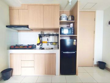 Disewakan Apartment Tokyo Riverside Pik2, Lb.38m2, Type 2 BR, Full Furnished, Harga : 45 Juta/Thn