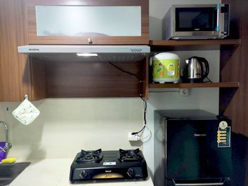 Dijual Apartment Springwood Residence, Alam Sutera, Lb.26m2, Type Studio, Full Furnished, Harga : 340 Juta