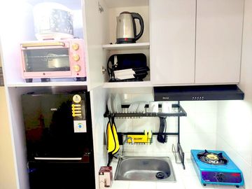 Dijual Apartment M Town, Gading Serpong, Lb.45m2, Type 2 BR, Full Furnished, Harga : 840 Juta Nego