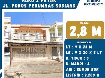 Dijual Ruko 2 Petak di Jalan Poros Sudiang