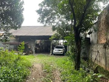 Dijual gudang akses container 40feet pinggir jl raya serang bitung jaya.