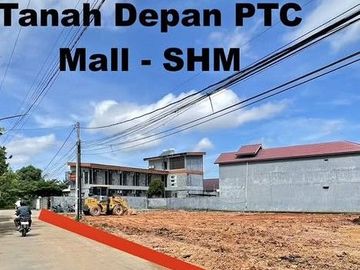 Tanah tengah kota jl r soekamto depan ptc mall palembang