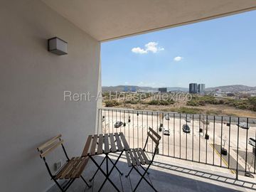 Renta Loft en Distrito Sophia Juríca, 1 recámara, 1 estac, Bussines center, Gimansio, Alberca, Padel, Spa, Estaciones de carga autos eléctricos