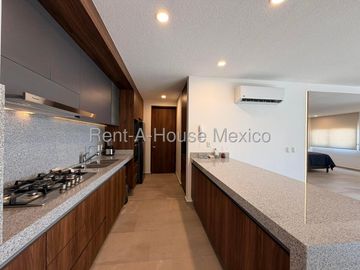 Renta Loft en Distrito Sophia Juríca, 1 recámara, 1 estac, Bussines center, Gimansio, Alberca, Padel, Spa, Estaciones de carga autos eléctricos