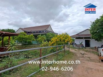 Land + 2-story detached house, 8 rai 271 sq.wa. Land + detached house near Soi Wat Fak Thong, Soi Jomtien 13/1, Jomtien Road, Sukhumvit Road, Bang Lam