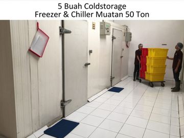 Dijual Pabrik Ex Makanan Lengkap Dengan Cold Storage di Curug Tangerang