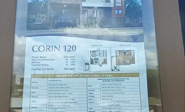 House and Lot For Sale in Phirst Park Batulao (corin model)-MC