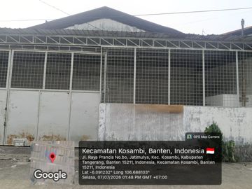 Jual MURAH 1/2 Harga Gudang Strategis  Komplek Pergudangan 8 Prancis Dadap Jatimulya Kosambi Lt 600 M2 Tangerang Bawah Harga Pasar