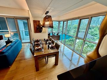 ONE SERENDRA 2 BEDROOM CONDO FOR SALE AND FOR LEASE FULLY FURNISHED INTERIORED 140 SQM. PHP 66,000,000 NEAR THE SEASONS, FORT VICTORIA, TRION