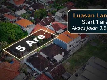 SALE Lahan Renon Bisa Mulai 1 Are