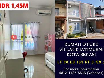 Rumah D'pure Village Jatimurni Kota Bekasi