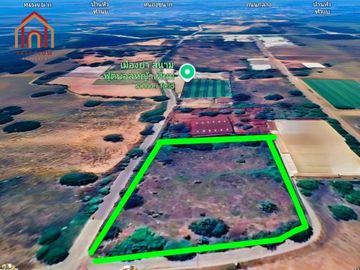 Vacant land for sale in Suranaree Industrial Estate, total area 3 rai 3 ngan 49 square wa (approximately 1.2 acres). Corner plot, frontage on 2 sides.