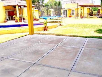 Renta Amueblada Casa de Un Piso en el Barreal, Sn Andrés Cholula, Pue. con Alberca