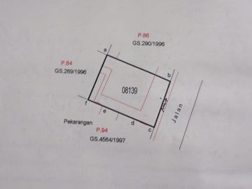 tanah pekarangan bonus bangunan di deresan gejayan cocok untuk kantor atau kost atau hunian