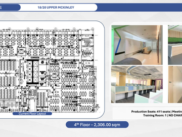 For Lease! 2,306 Sqm at 18/20 Upper McKinley Bldg, Taguig City - McKinley